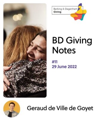BD Giving Note – #11 ‘The value in the process’