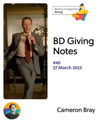 BD Giving Notes #40 – “My weapon of choice‘’