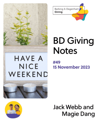 BD Giving Notes #49 – 4-Day Week: The personal perspective