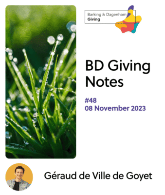 BD Giving Notes #48 – “Diligently doing”